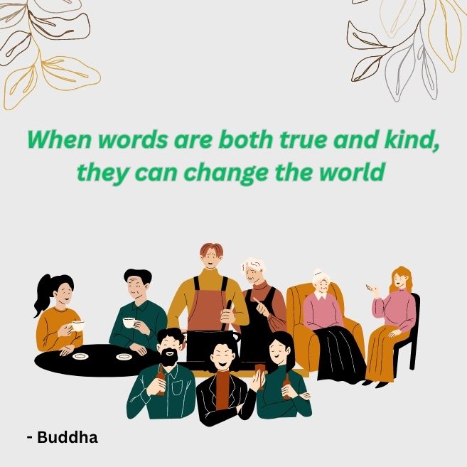 A quote by Buddha on Kindness for kids.
