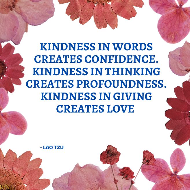 A quote on kindness and love by Lao Tzu