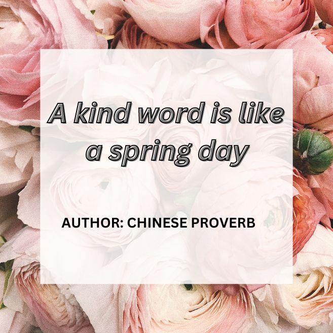 An image showing a quote on the importance of kindness for kids derived from a Chinese proverb.