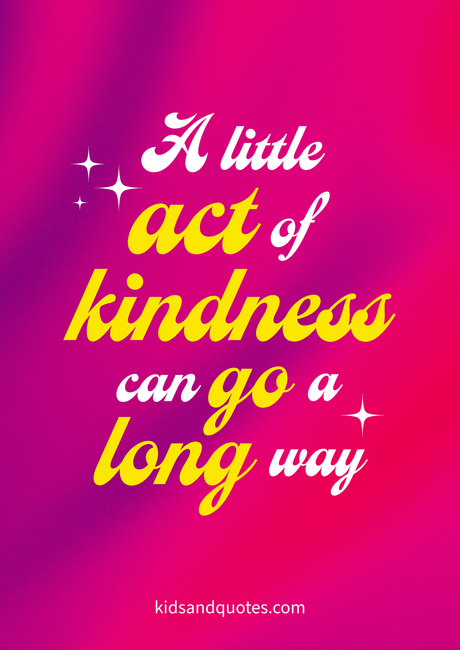 A little act of kindness can go a long way.