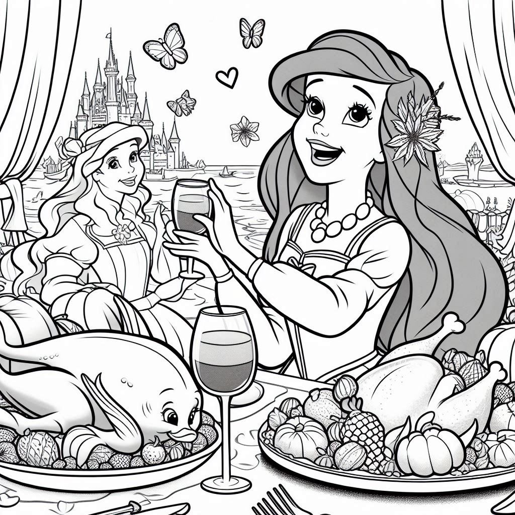 Ariel enjoying thanksgiving.