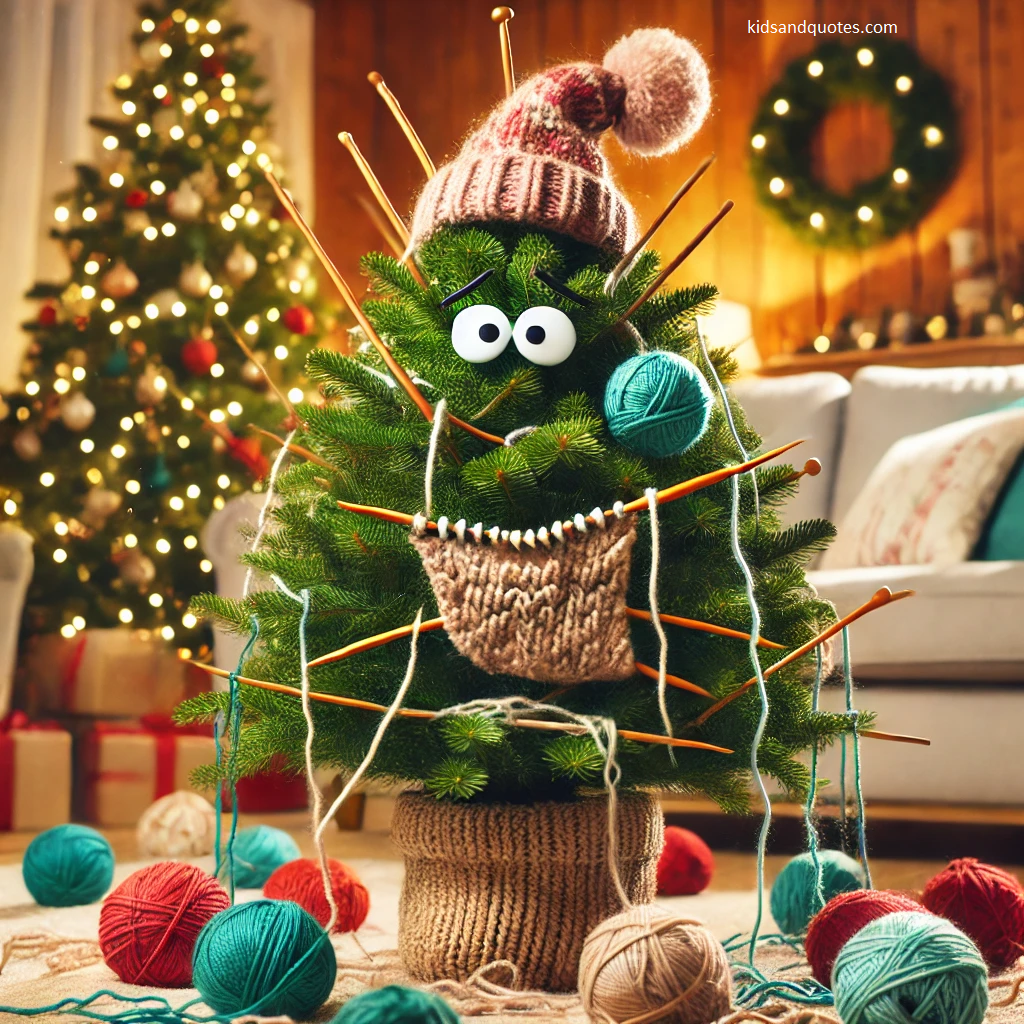 Christmas joke - knitting