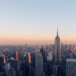 Aerial view of New York city.
