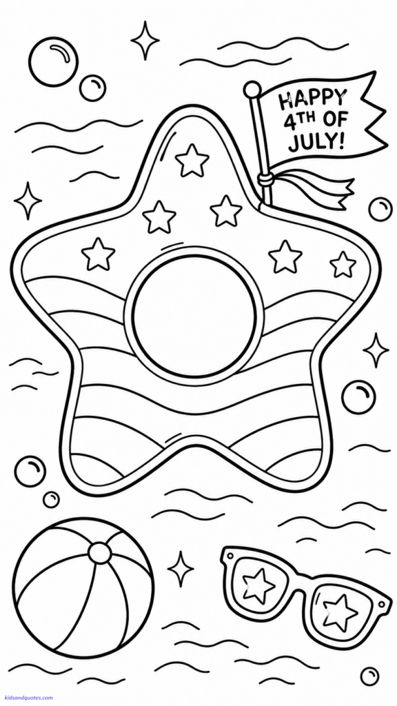Pool float shaped like a star.
