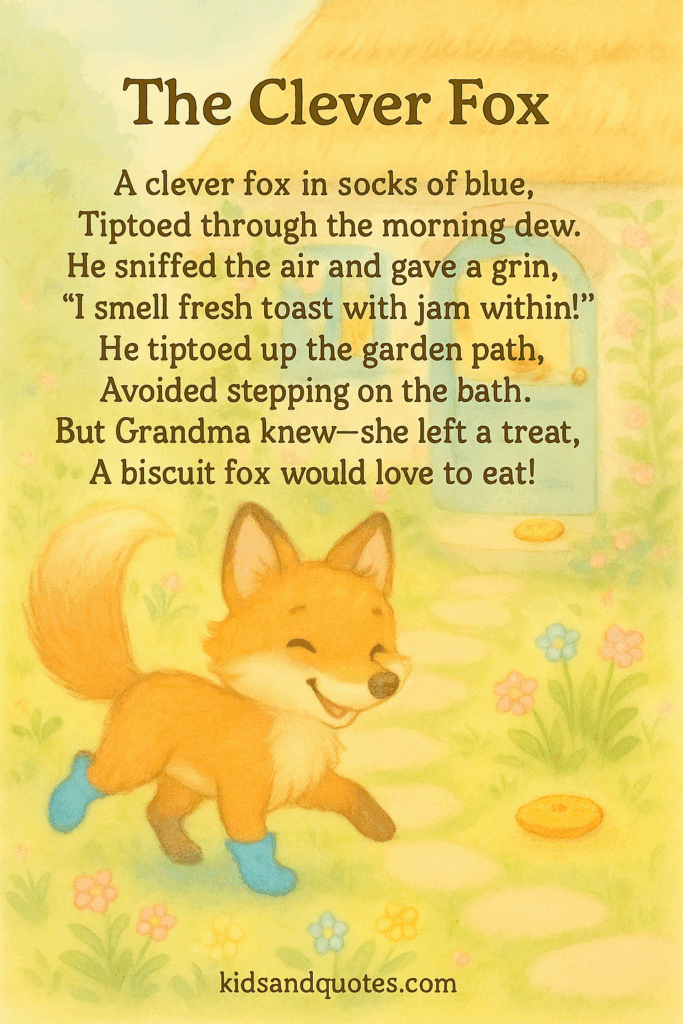 The Clever Fox - poem for kids
