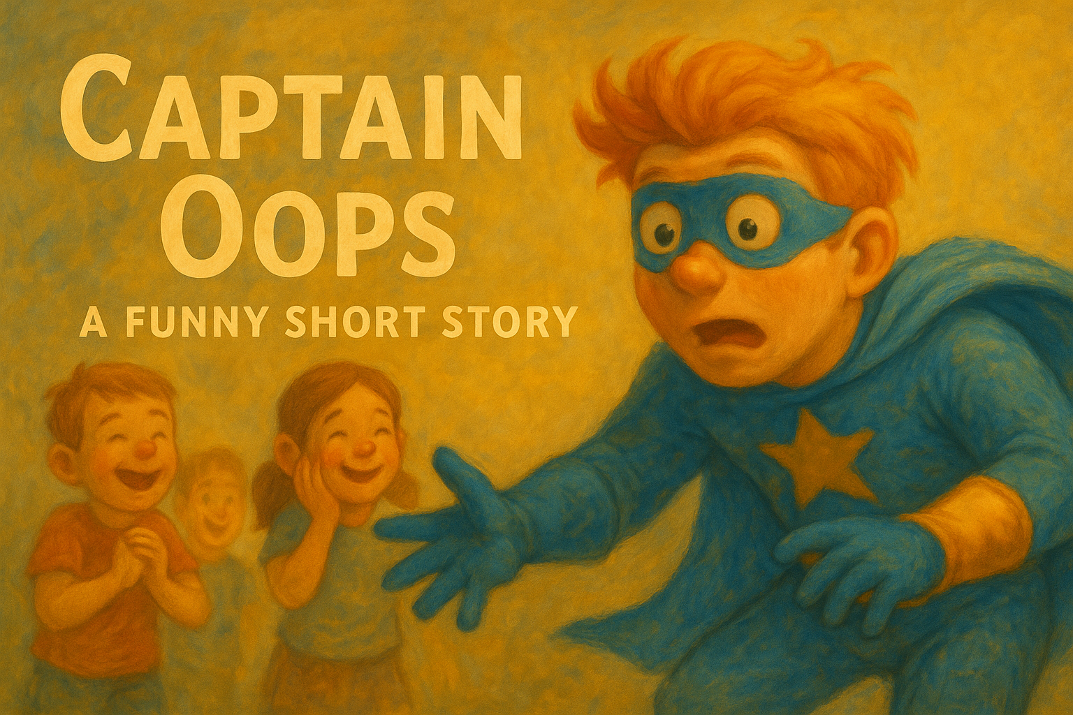 Captain Oops - a funny short story for kids.