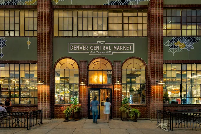 Denver Central Market entrance.