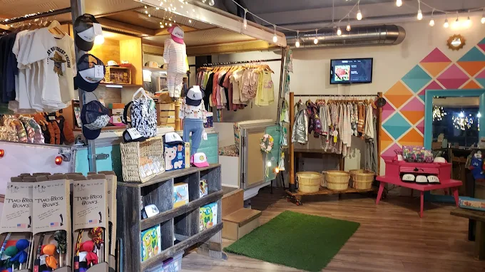 Clothes shopping at Stanley Marketplace, Denver.