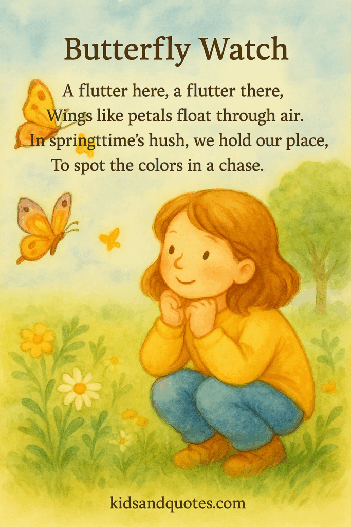 Butterfly Watch - a short poem