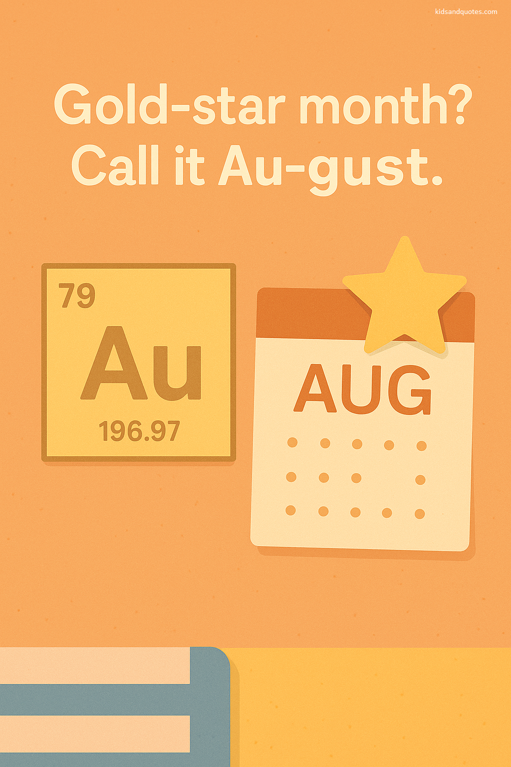 Gold-star month? Call it Au-gust.