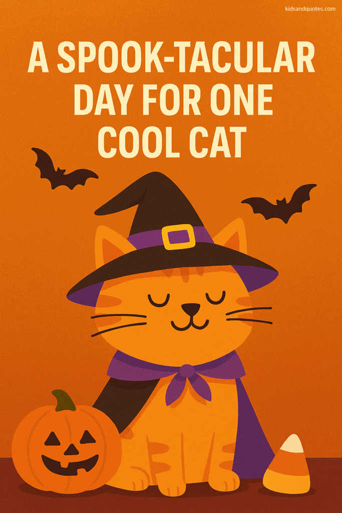 A spook-tacular day for one cool cat.