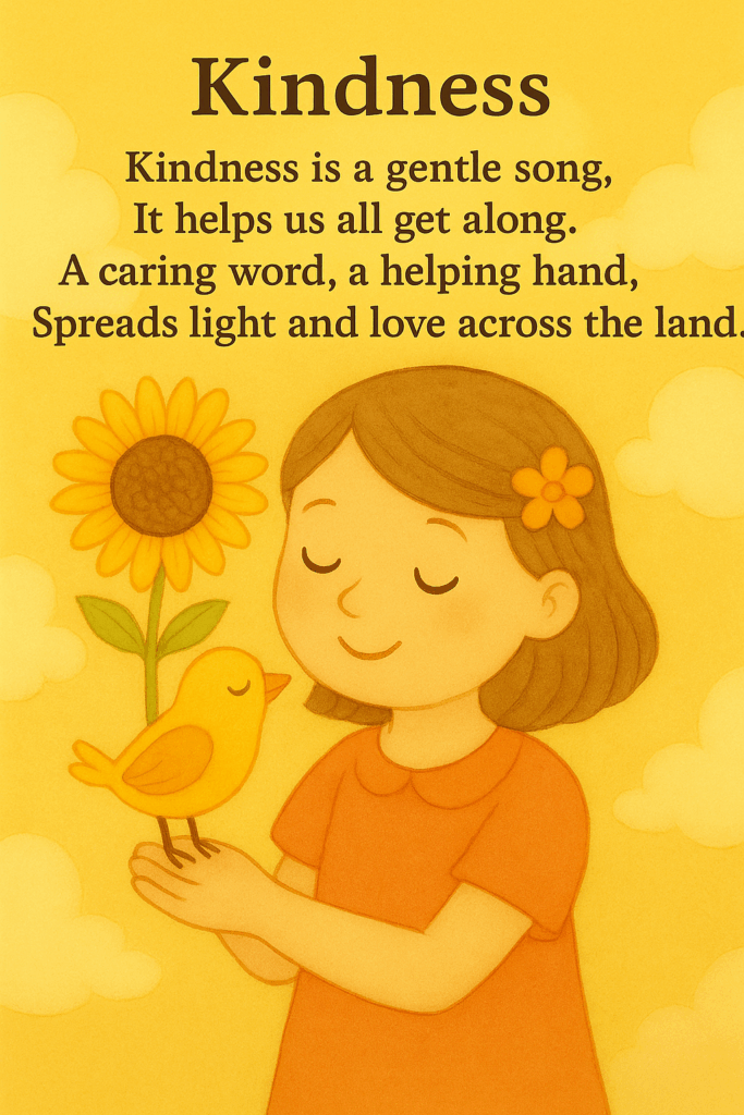Short and easy to remember poem - Kindness