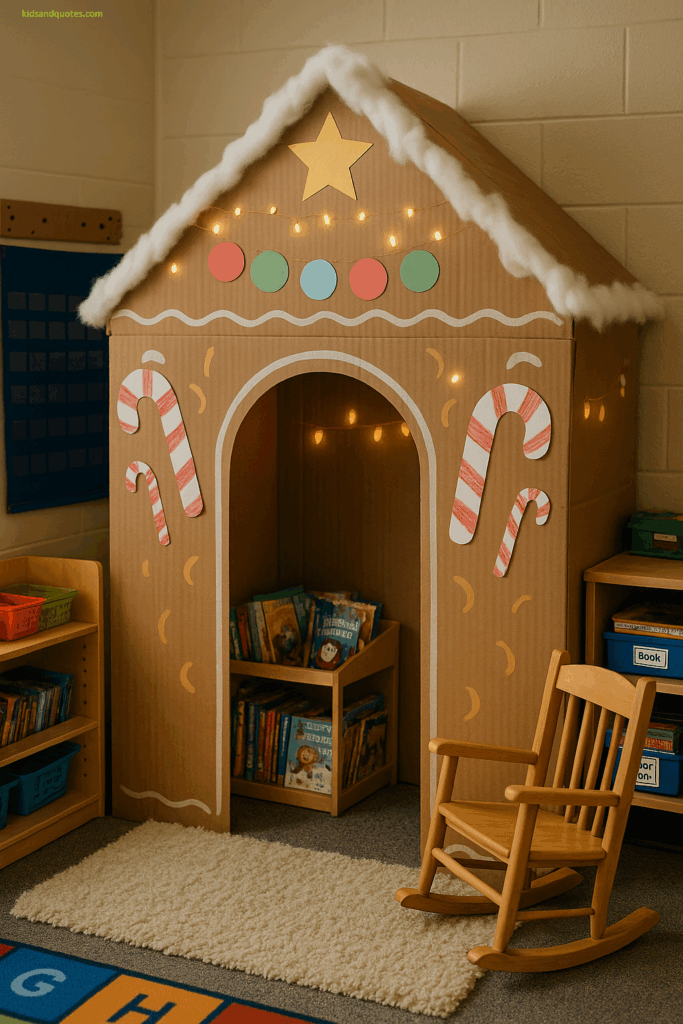 Gingerbread House Reading Nook 