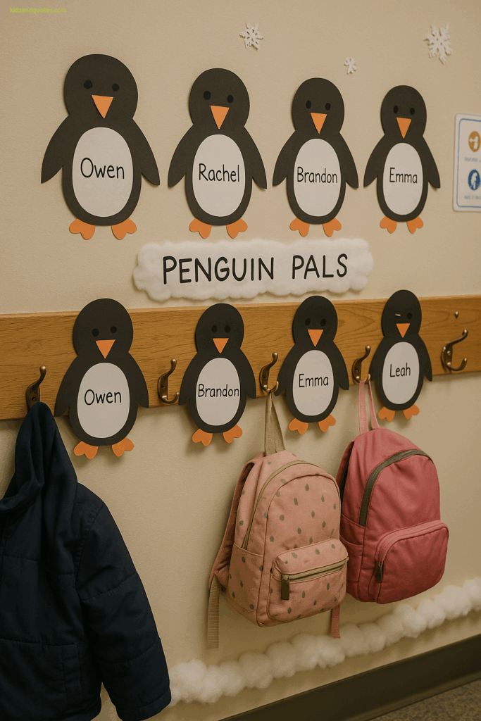 Penguin Pals Coat-rack Station 