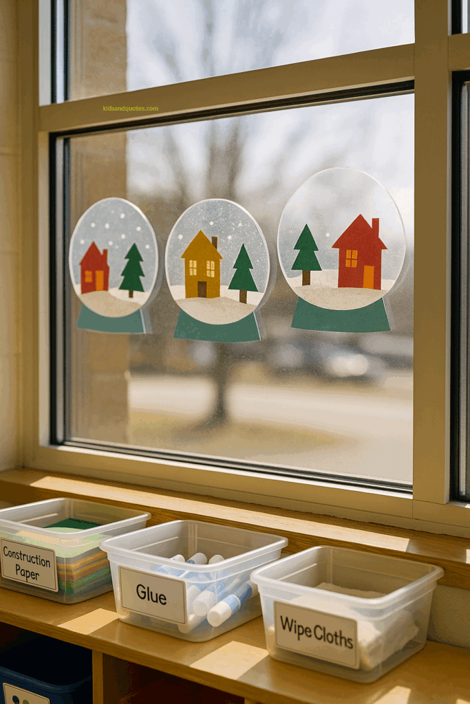 Snow-globe Window Scene