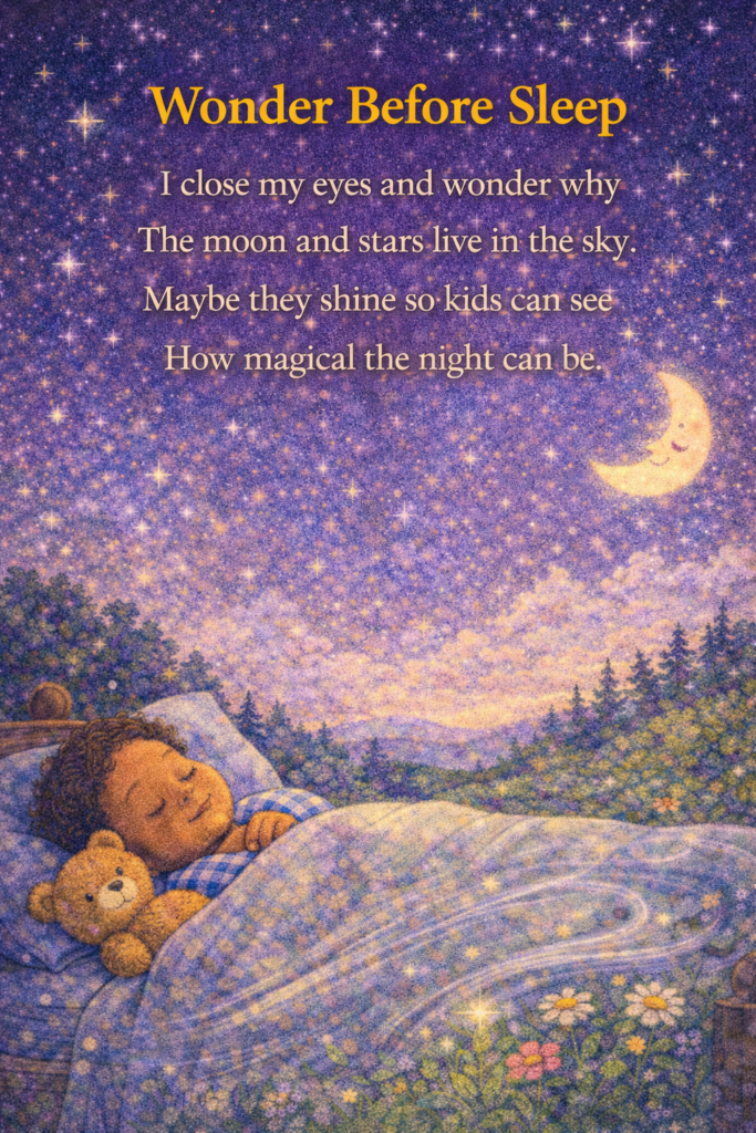 Wonder Before Sleep - A short poem.