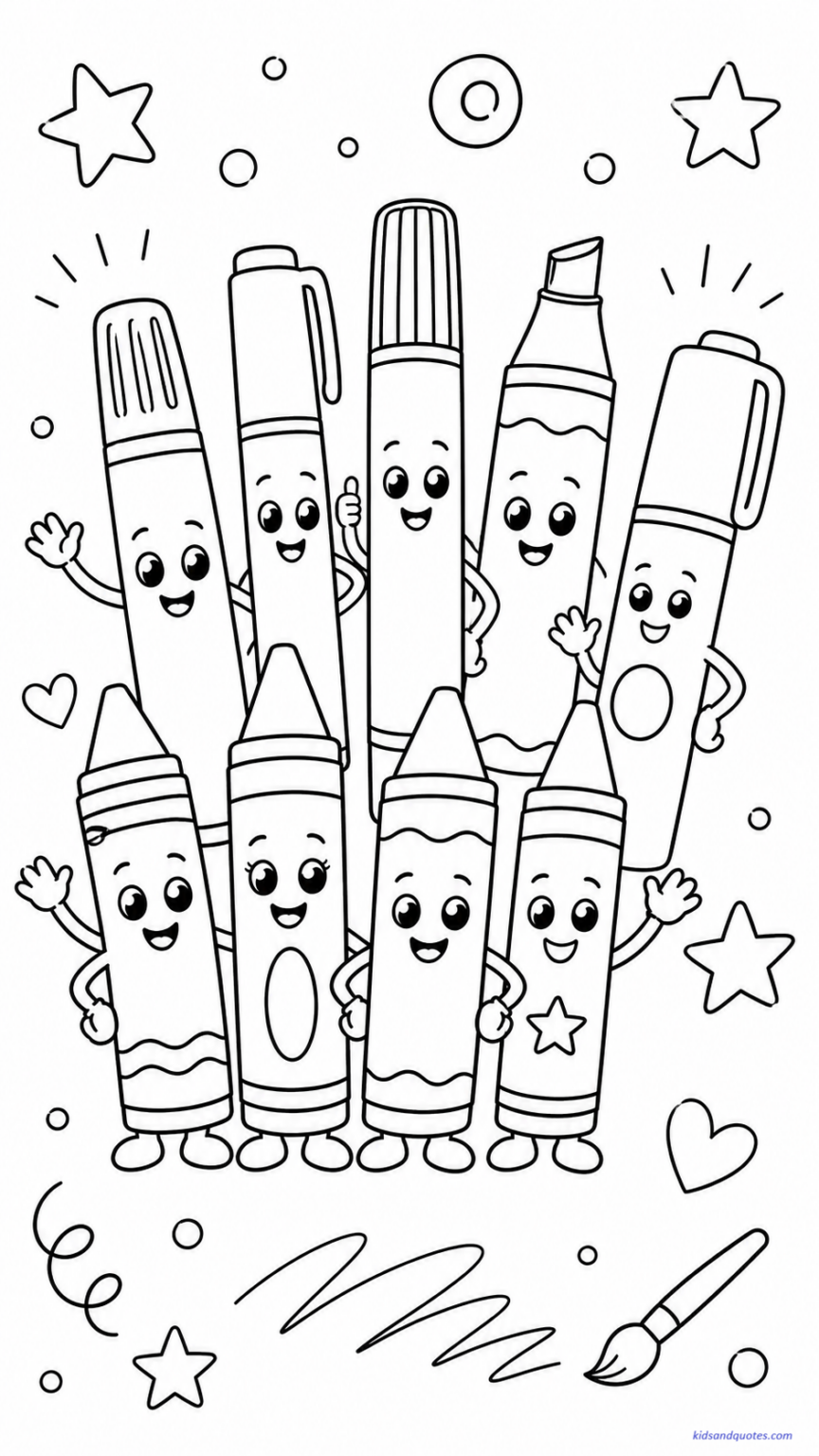 55 Back to School Coloring Pages That Make the First Day Feel Easier ...