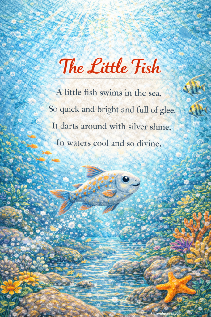 Animal poem for kids: The Little Fish