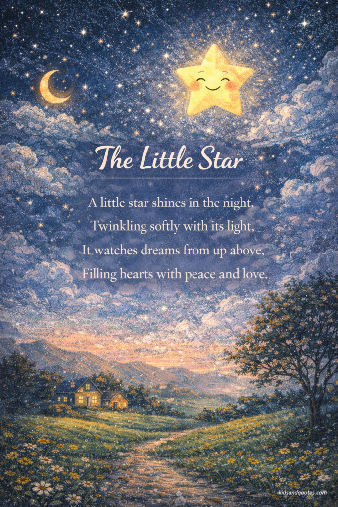 Short Rhyming Poem: The Little Star