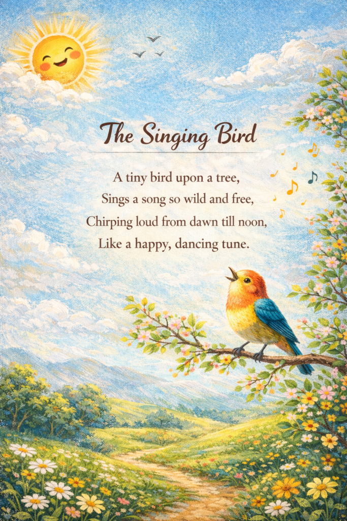 Short Rhyming Poem: The Singing Bird