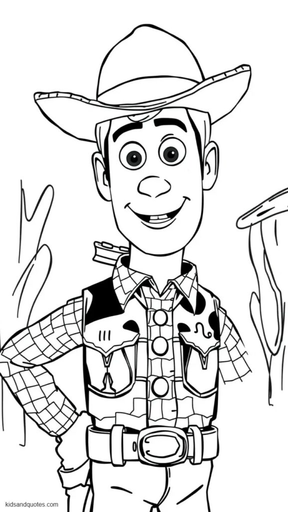 Free Toy Story Coloring Page