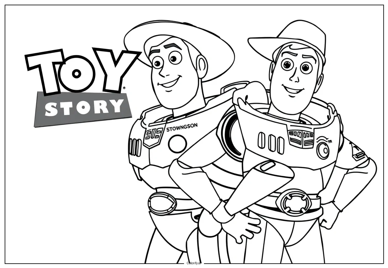 Toy Story Coloring Pages - Free Printable PDFs