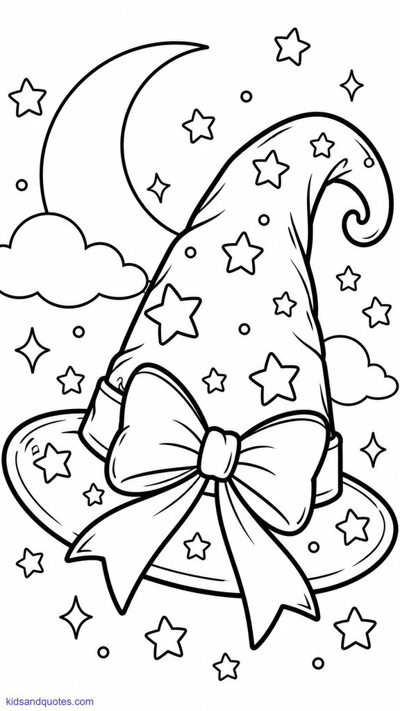A cute witch hat.